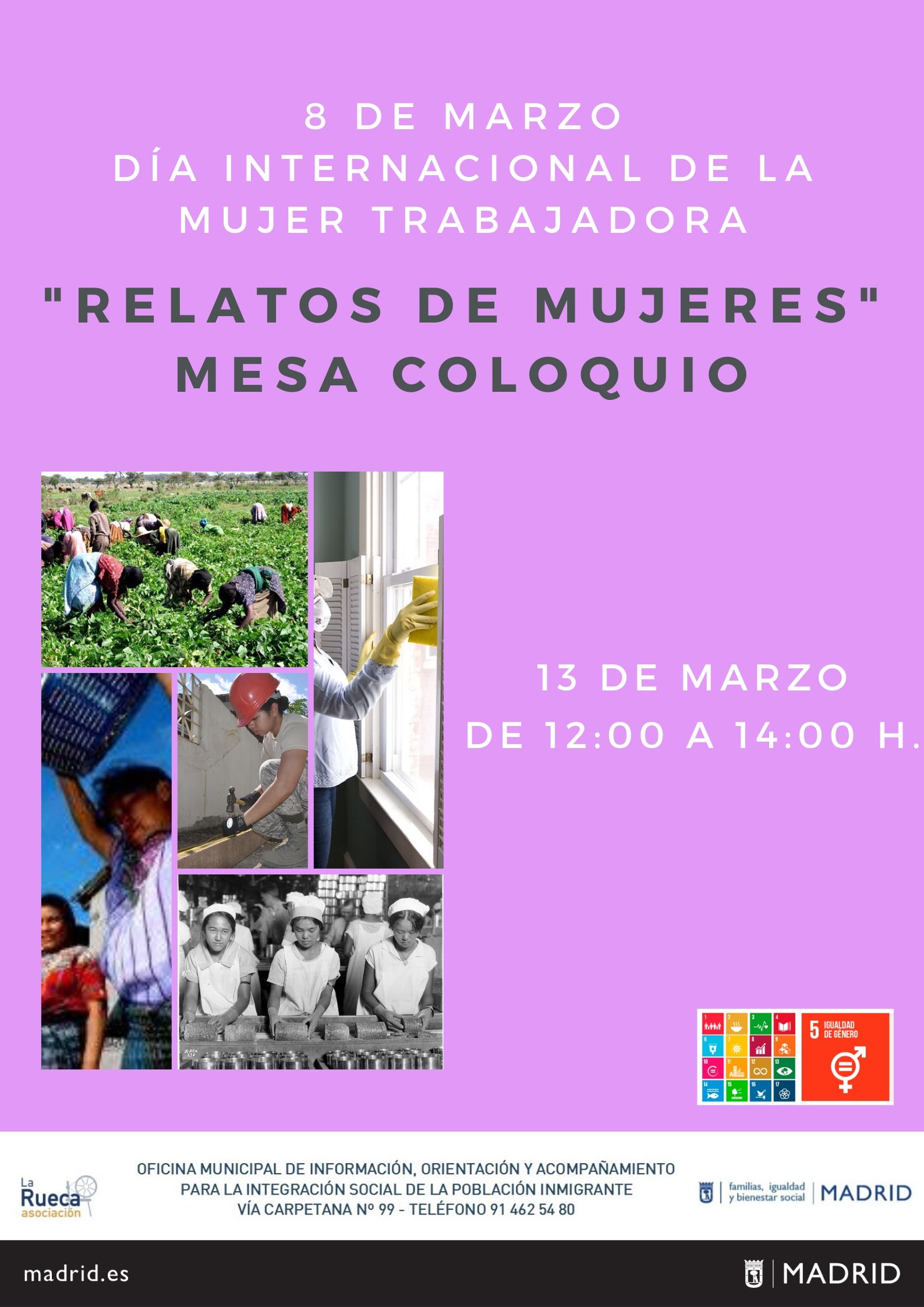 ¡Participa en la Mesa-Coloquio “Relatos de Mujeres”!